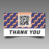 Modern Geometric Interlocking Pattern Thank You  エンクロージャーカード