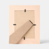 Modern Geometric Laser Etched Wood Picture Frame – レーザー彫刻フレーム (裏面)