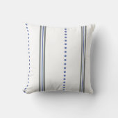  Modern Geometric Line & Dot Pattern クッション (正面)