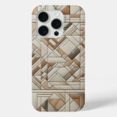 Modern Geometric Mosaic Phone Case Abstract Linear Case-Mate iPhoneケース (裏面)