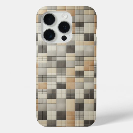 Modern Geometric Mosaic Tiles Case - Multi-sized  Case-Mate iPhoneケース (裏面)
