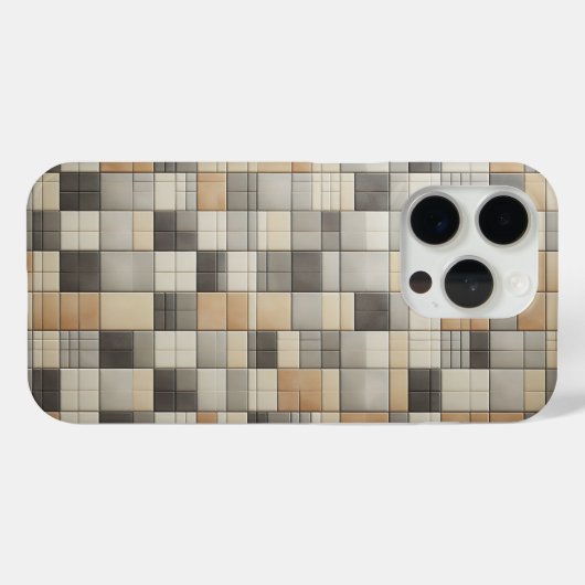 Modern Geometric Mosaic Tiles Case - Multi-sized  Case-Mate iPhoneケース (裏面 (横))