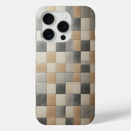 Modern Geometric Mosaic Tiles Case - Multi-sized  Case-Mate iPhoneケース (裏面)