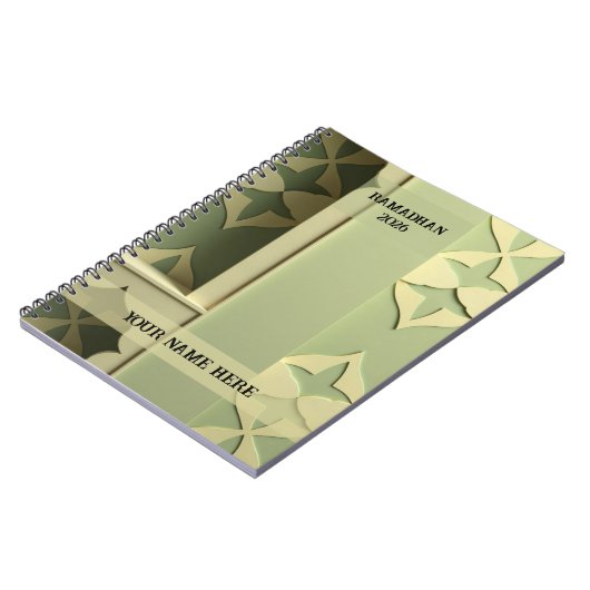 Modern Geometric Muslim ノートブック (左側)