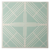 Modern Geometric Pat#7 Sea Green ID1192 タイル (正面)