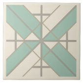 Modern Geometric Pat#8 Sea Green ID1078 タイル (正面)