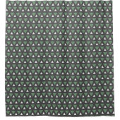  Modern Geometric Pattern Shower Curtain シャワーカーテン (正面)