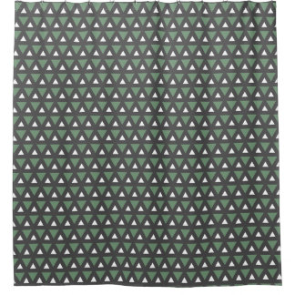  Modern Geometric Pattern Shower Curtain シャワーカーテン