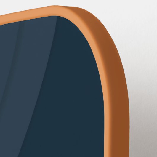 Modern Geometric Personalized Script Name ピックルボールラケット (左詳細)