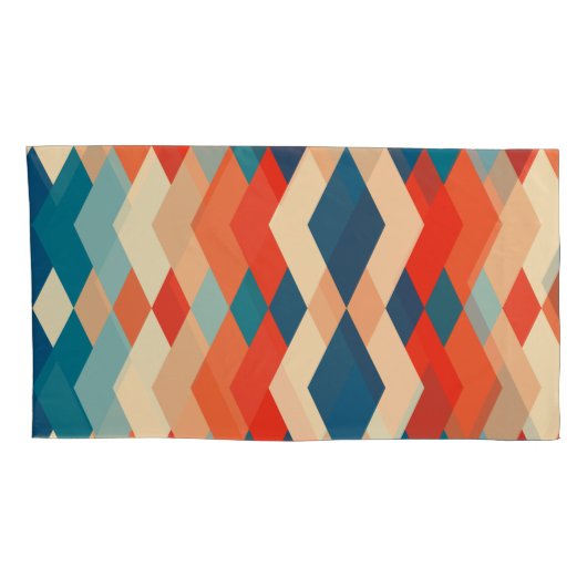 Modern Geometric Pillowcases – Matching Bedroom Be 枕カバー (裏面-右)