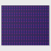 Modern Geometric Purple Gift Wrap with Luminescent ラッピングペーパー (フラット)