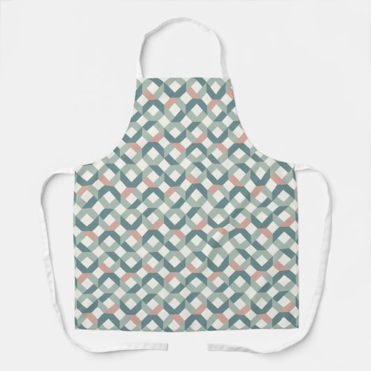 Modern Geometric Quilt Inspired Apron エプロン (正面)