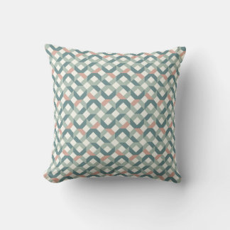 Modern Geometric Quilt Inspired Pillow クッション