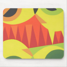 Modern Geometric Shapes Mousepad マウスパッド