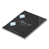 Modern Geometric Sleek Minimalist  ノートパッド (回転)