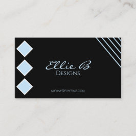 Modern Geometric Sleek Minimalist  名刺