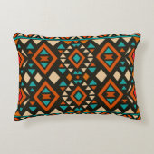 Modern Geometric Southwest Style アクセントクッション (正面)