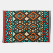Modern Geometric Southwest Style キッチンタオル (横)