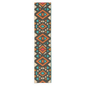 Modern Geometric Southwest Style  ショートテーブルランナー (正面)
