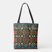 Modern Geometric Southwest Style トートバッグ (裏面)