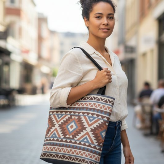 Modern Geometric Southwest Style  トートバッグ