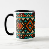 Modern Geometric Southwest Style  マグカップ (左)