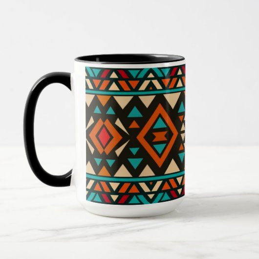 Modern Geometric Southwest Style  マグカップ (左)