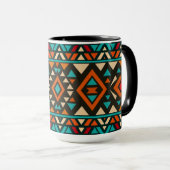 Modern Geometric Southwest Style  マグカップ (正面右)