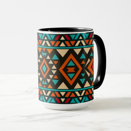 Modern Geometric Southwest Style マグカップ (正面右)