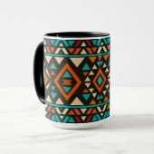 Modern Geometric Southwest Style マグカップ (正面左)