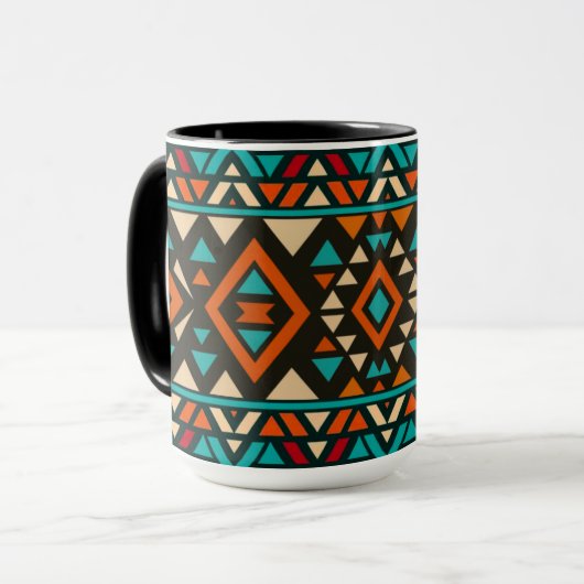 Modern Geometric Southwest Style  マグカップ (正面左)