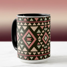 Modern Geometric Southwest Style  マグカップ
