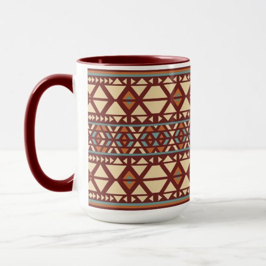 Modern Geometric Southwest Style  マグカップ (左)