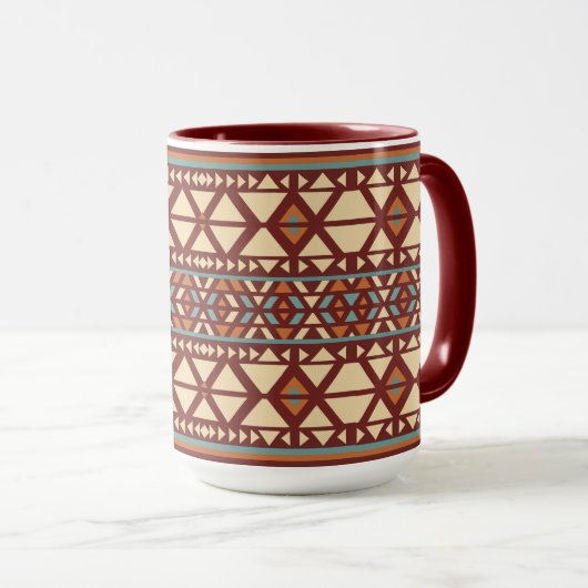 Modern Geometric Southwest Style マグカップ (正面右)