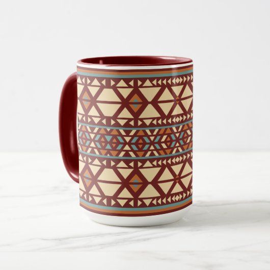 Modern Geometric Southwest Style  マグカップ (正面左)