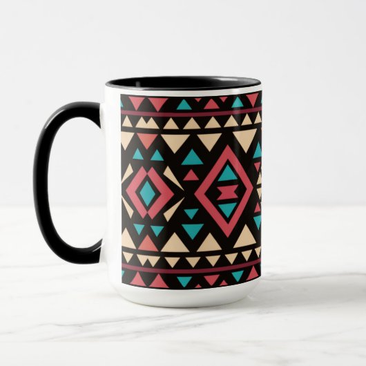 Modern Geometric Southwest Style  マグカップ (左)