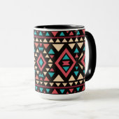 Modern Geometric Southwest Style  マグカップ (正面右)