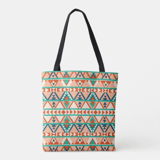 Modern Geometric Southwest Style Tote Bag トートバッグ (裏面)