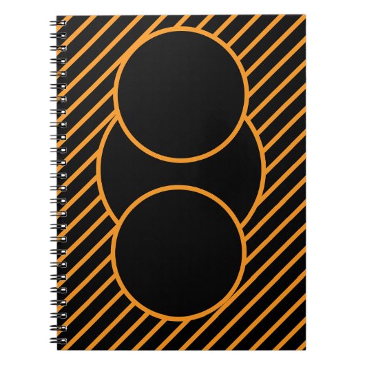 Modern Geometric Spiral Notebook ノートブック (正面)