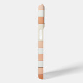 Modern Geometric Square Case - Terracotta, Cream  Case-Mate iPhoneケース (裏面 / 右)