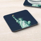 Modern Geometric Statue of Liberty Coaster コースター (左側)