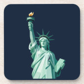 Modern Geometric Statue of Liberty Coaster コースター (正面)