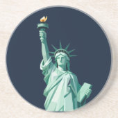 Modern Geometric Statue of Liberty Coaster コースター (正面)