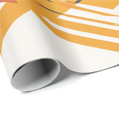 Modern Geometric Tulip Line Art Pattern (2) ラッピングペーパー (ロールコーナー)