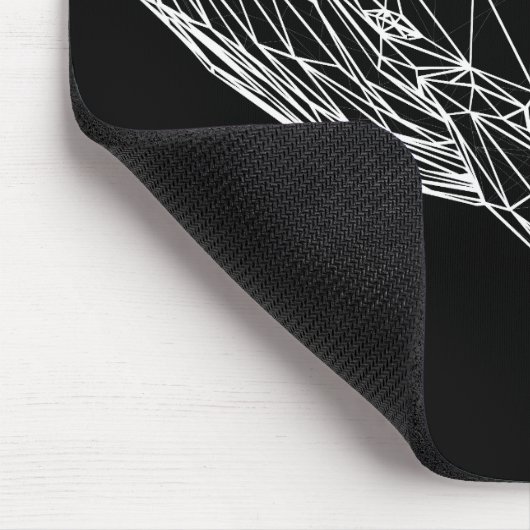 Modern Geometric Whale Mousepad マウスパッド (コーナー)