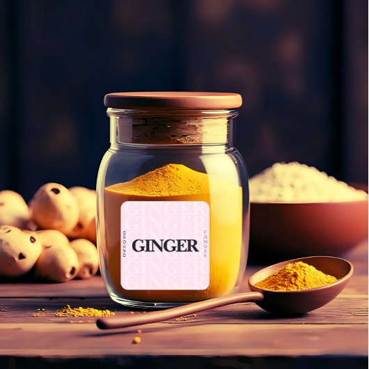 Modern Ginger Ground Powder Pink Black  スクエアシール