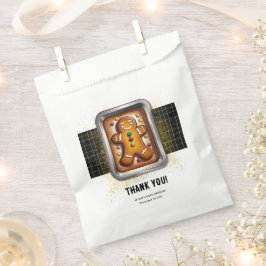 Modern Gingerbread in Pan Baby Shower フェイバーバッグ