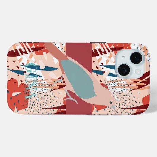 Modern Girly Cute Personalized Case-Mate iPhoneケース (裏面 (横))