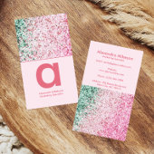 Modern Glam Pink Branding 名刺