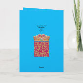 Modern glam snow owl シーズンカード (裏面)